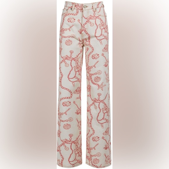 Ganni Magny printed organic jeans size 29 - Picture 1 of 3